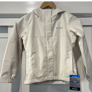 Columbia Kids' Hikebound 2 Cream Omni-tech Raincoat